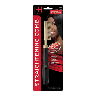 Hot & Hotter Straightening Comb – Medium Teeth Small Temple 5501 - ANNS BEAUTY SUPPLY